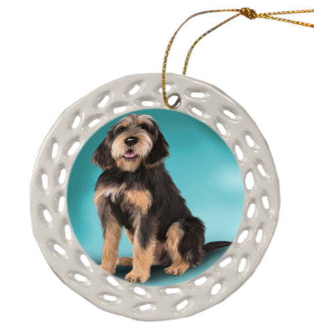 Otterhound Dog Doily Ornament DPOR59214