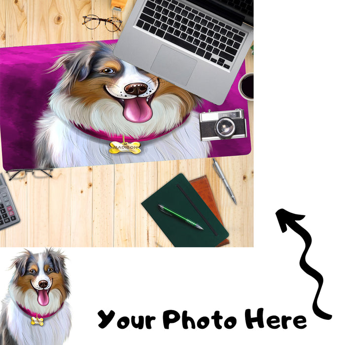 Add Your PERSONALIZED PET Painting Portrait Photo on Desk Pad