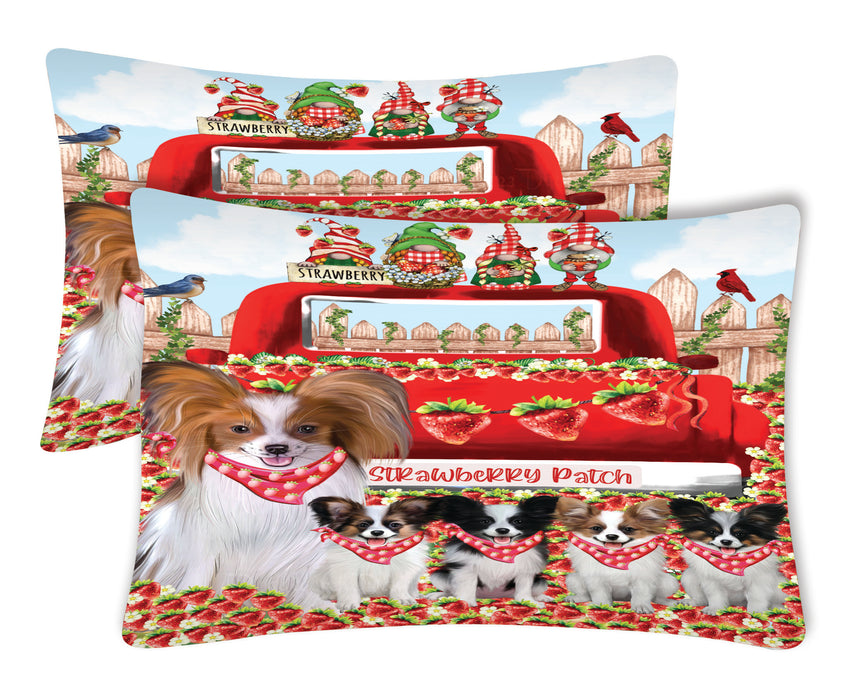 Papillon Pillow Case: Explore a Variety of Designs, Custom, Personalized, Soft and Cozy Pillowcases Set of 2, Gift for Dog and Pet Lovers