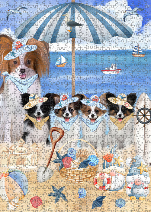 Papillon Jigsaw Puzzle: Interlocking Puzzles Games for Adult, Explore a Variety of Custom Designs, Personalized, Pet and Dog Lovers Gift