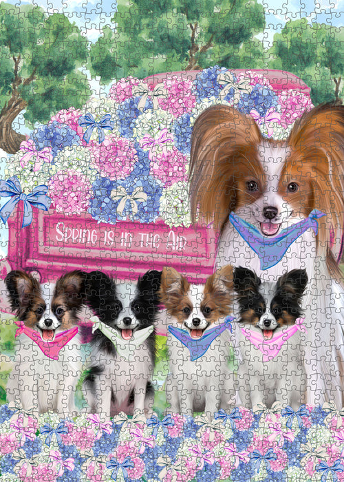 Papillon Jigsaw Puzzle: Explore a Variety of Personalized Designs, Interlocking Puzzles Games for Adult, Custom, Dog Lover's Gifts