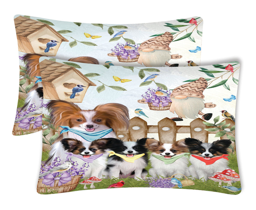 Papillon Pillow Case, Explore a Variety of Designs, Personalized, Soft and Cozy Pillowcases Set of 2, Custom, Dog Lover's Gift