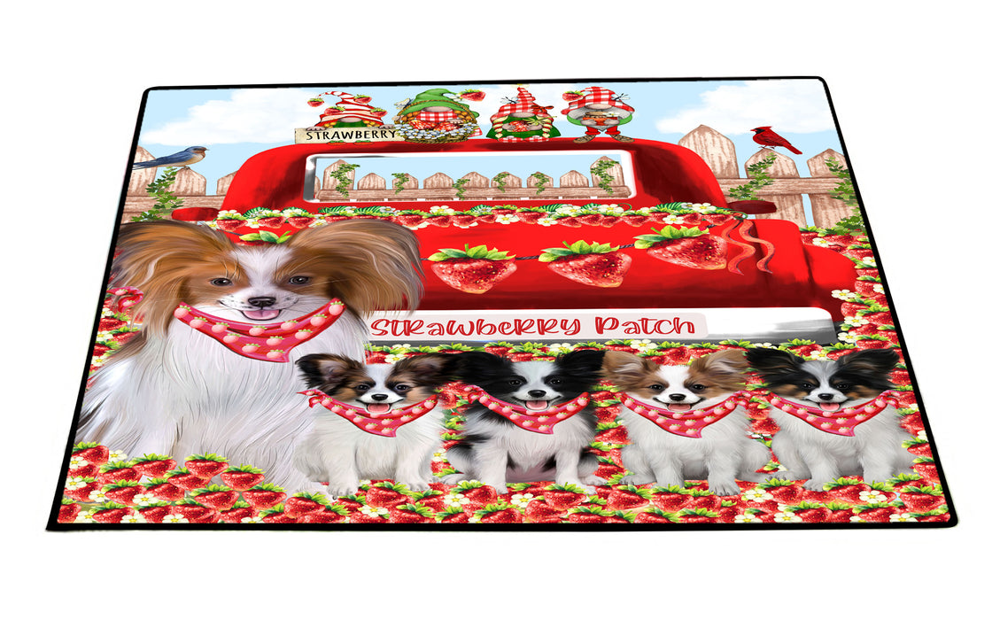 Papillon Floor Mat: Explore a Variety of Designs, Anti-Slip Doormat for Indoor and Outdoor Welcome Mats, Personalized, Custom, Pet and Dog Lovers Gift