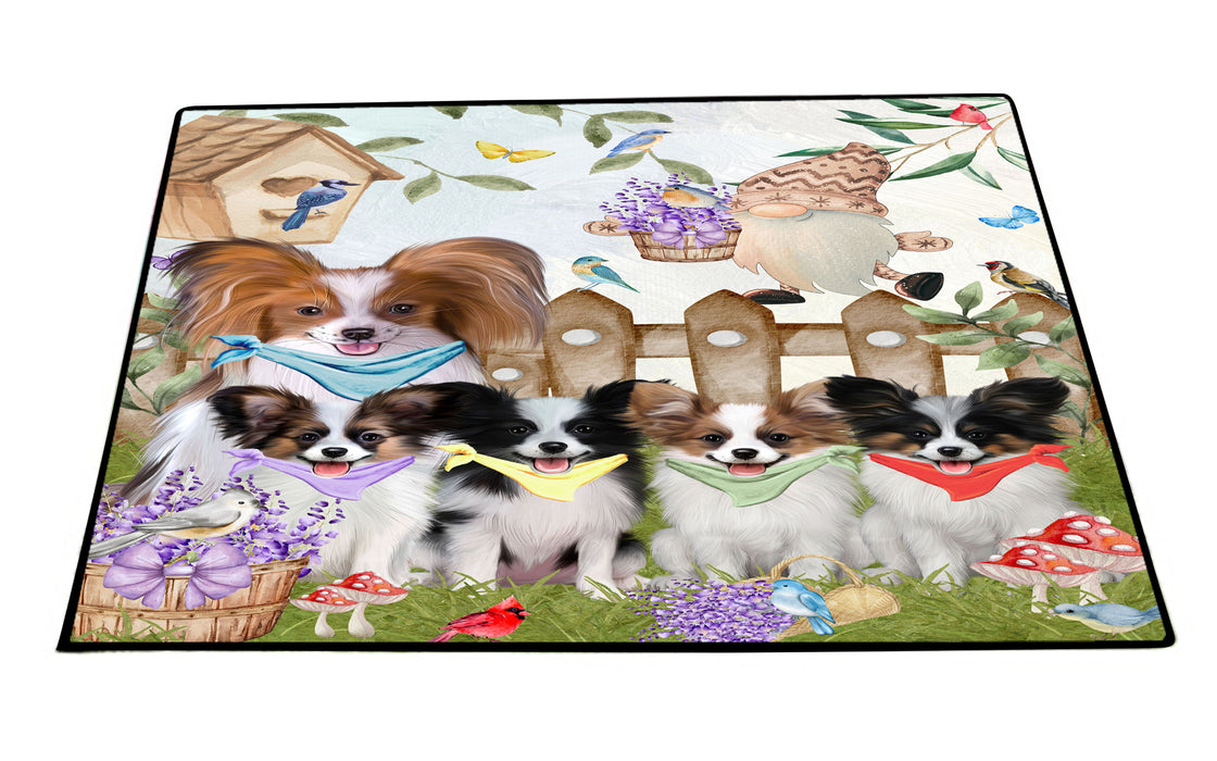 Papillon Floor Mat: Explore a Variety of Designs, Anti-Slip Doormat for Indoor and Outdoor Welcome Mats, Personalized, Custom, Pet and Dog Lovers Gift