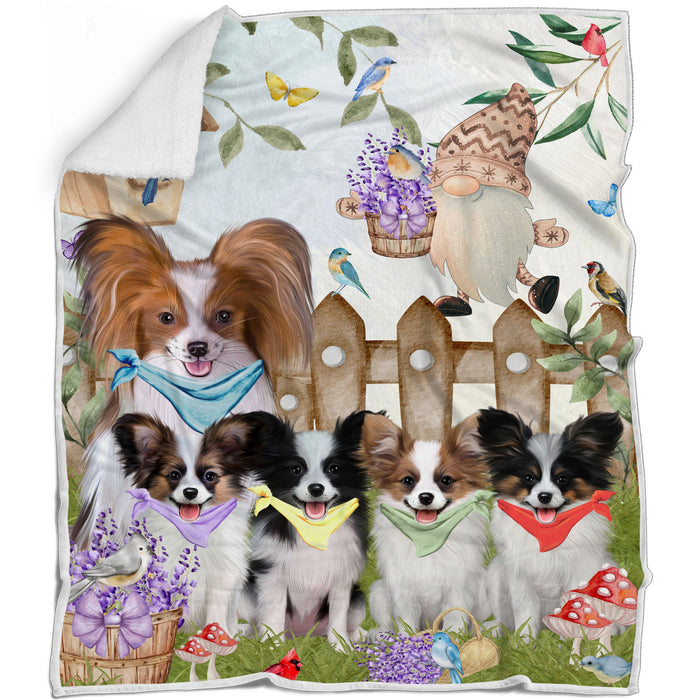 Papillion Blanket: Explore a Variety of Designs, Custom, Personalized, Cozy Sherpa, Fleece and Woven, Dog Gift for Pet Lovers