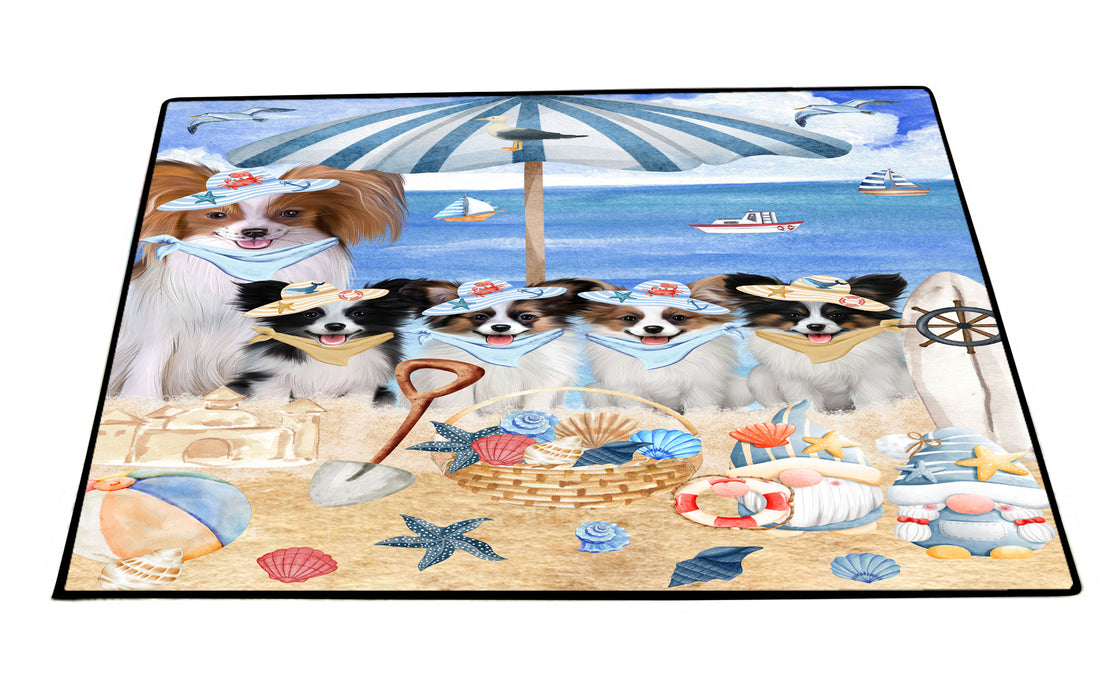Papillon Floor Mat: Explore a Variety of Designs, Anti-Slip Doormat for Indoor and Outdoor Welcome Mats, Personalized, Custom, Pet and Dog Lovers Gift