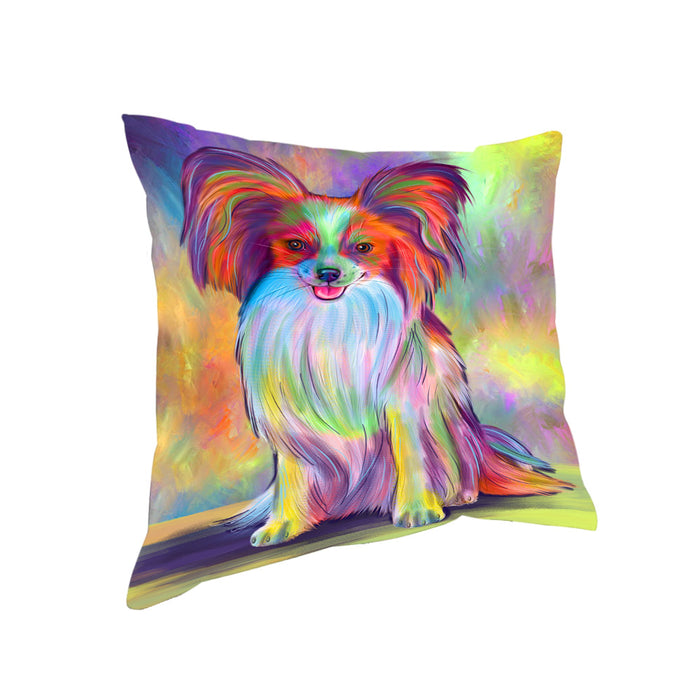 Paradise Wave Papillon Dog Pillow with Top Quality High-Resolution Images - Ultra Soft Pet Pillows for Sleeping - Reversible & Comfort - Ideal Gift for Dog Lover - Cushion for Sofa Couch Bed - 100% Polyester