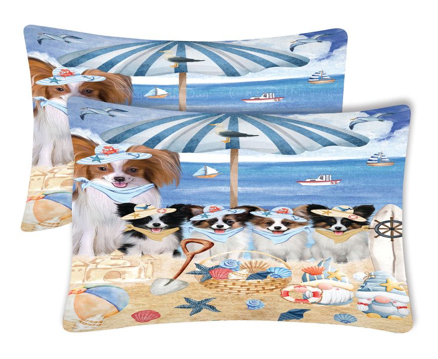 Papillon Pillow Case, Explore a Variety of Designs, Personalized, Soft and Cozy Pillowcases Set of 2, Custom, Dog Lover's Gift