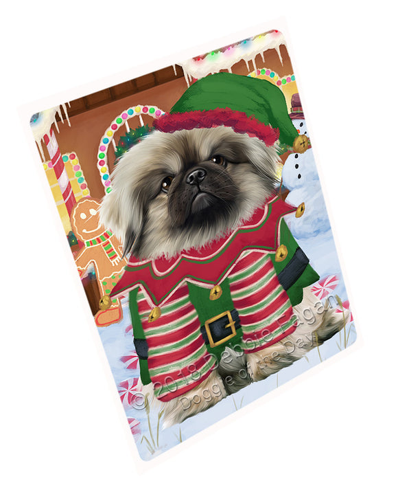 Christmas Gingerbread House Candyfest Pekingese Dog Cutting Board C74535