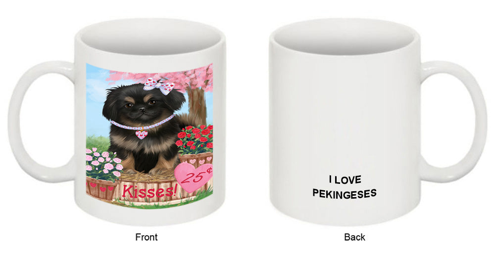 Rosie 25 Cent Kisses Pekingese Dog Coffee Mug MUG51378