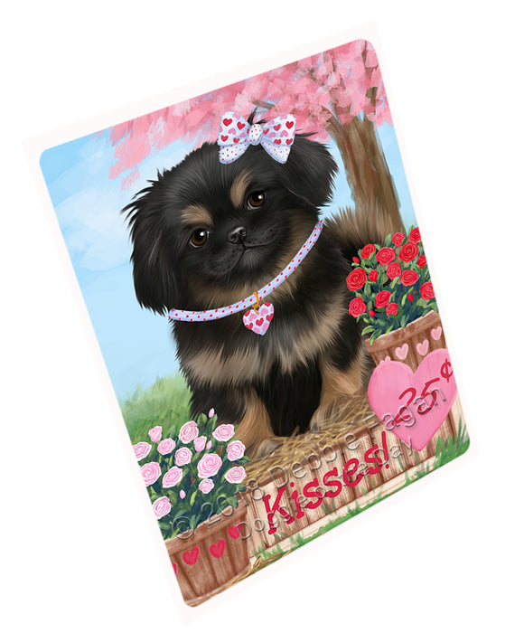 Rosie 25 Cent Kisses Pekingese Dog Magnet MAG73077 (Small 5.5" x 4.25")