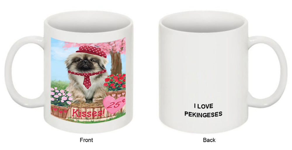 Rosie 25 Cent Kisses Pekingese Dog Coffee Mug MUG51379