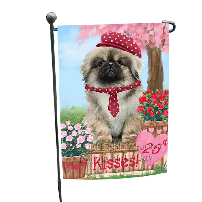 Rosie 25 Cent Kisses Pekingese Dog Garden Flag GFLG56529