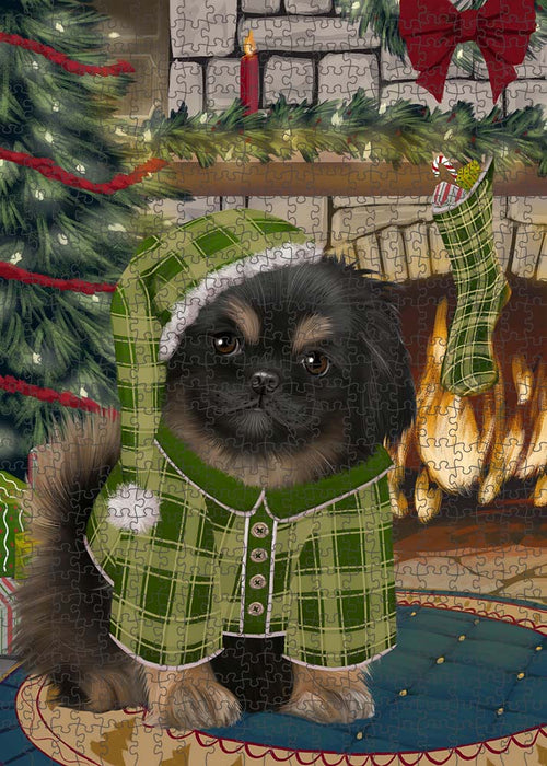 The Stocking was Hung Pekingese Dog Puzzle  PUZL90412