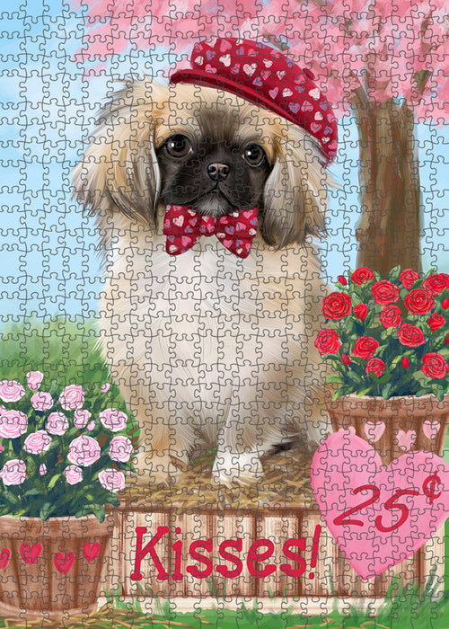 Rosie 25 Cent Kisses Pekingese Dog Puzzle with Photo Tin PUZL92132