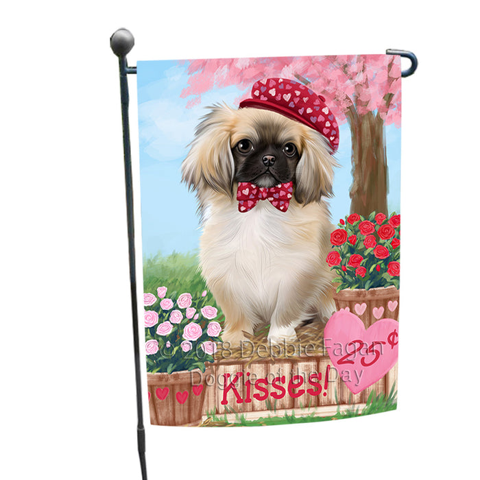 Rosie 25 Cent Kisses Pekingese Dog Garden Flag GFLG56530