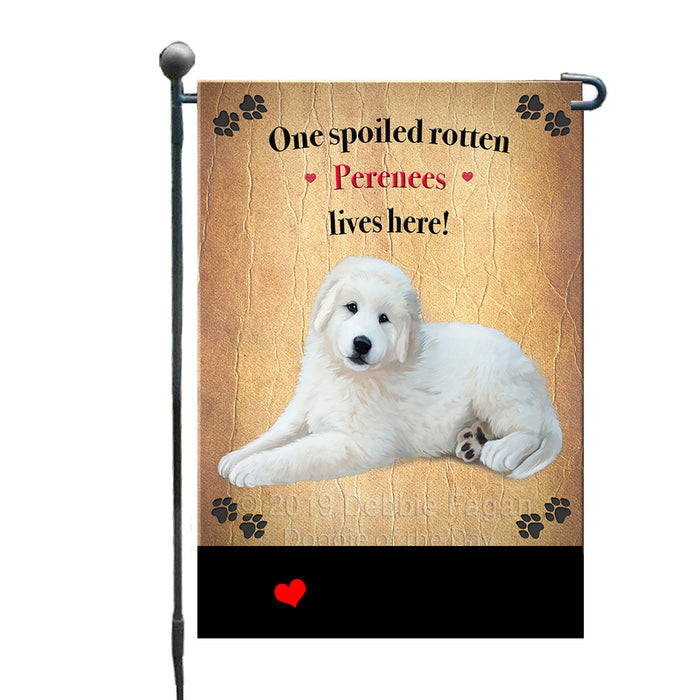 Personalized Spoiled Rotten Perenees Dog GFLG-DOTD-A63219