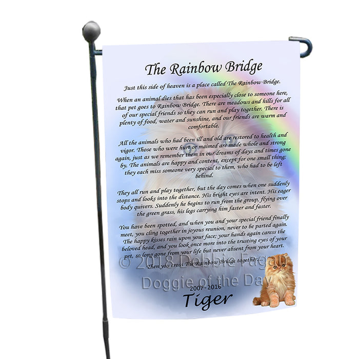 Rainbow Bridge Persian Cat Garden Flag GFLG56051