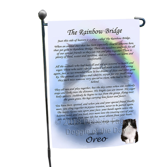 Rainbow Bridge Persian Cat Garden Flag GFLG56052