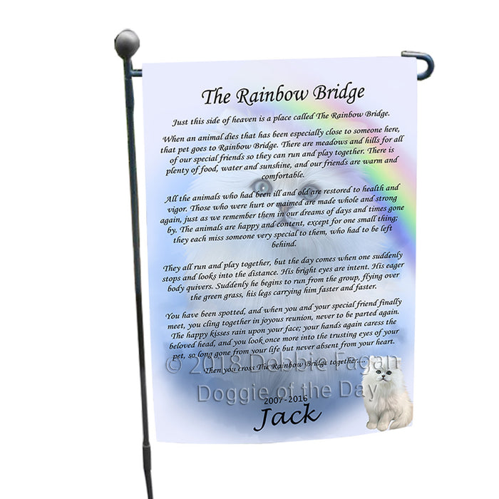 Rainbow Bridge Persian Cat Garden Flag GFLG56054