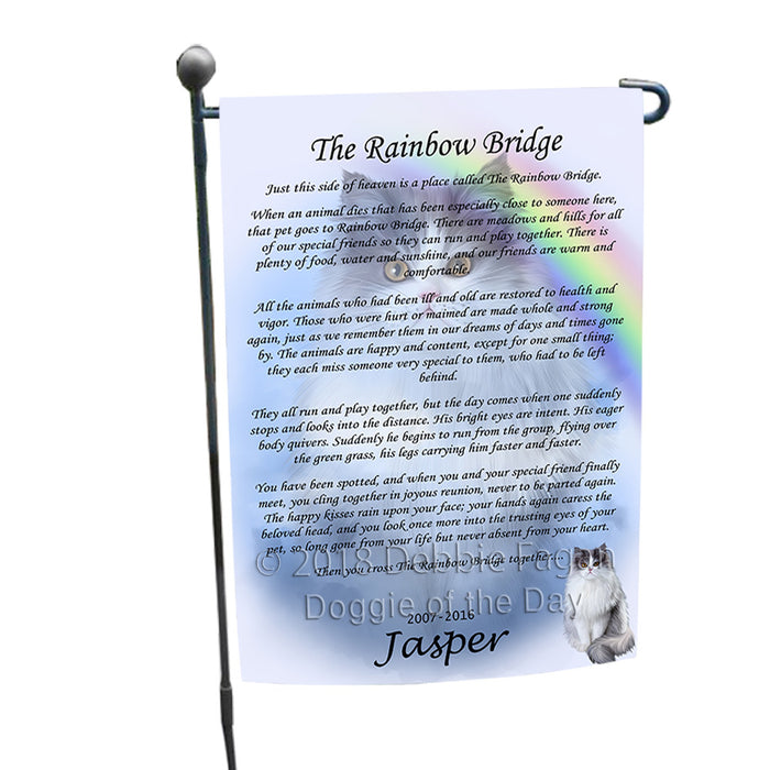 Rainbow Bridge Persian Cat Garden Flag GFLG56055
