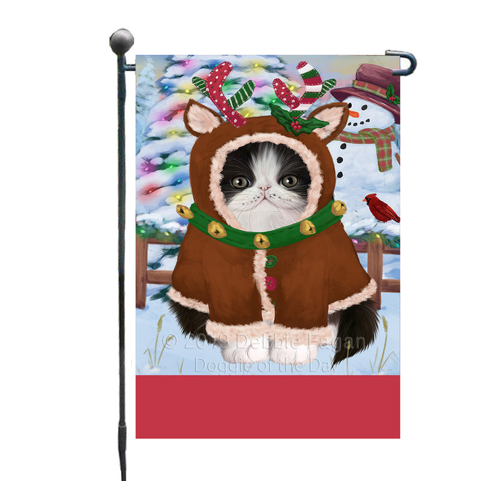 Personalized Gingerbread Candyfest Persian Cat Custom Garden Flag GFLG64115