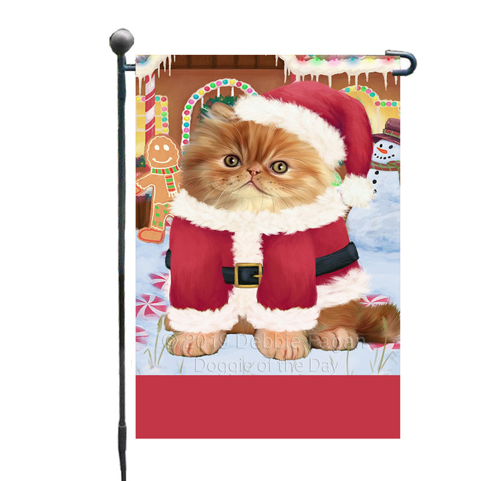 Personalized Gingerbread Candyfest Persian Cat Custom Garden Flag GFLG64116