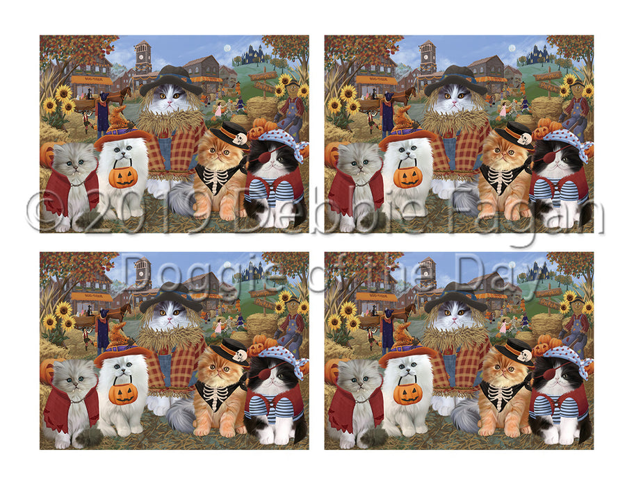 Halloween 'Round Town Persian Cats Placemat