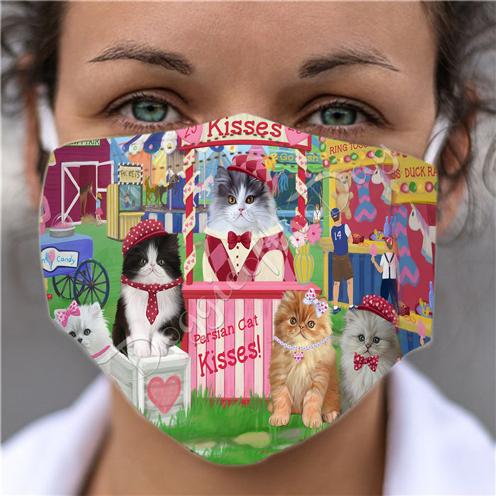 Carnival Kissing Booth Persian Cats Face Mask FM48066