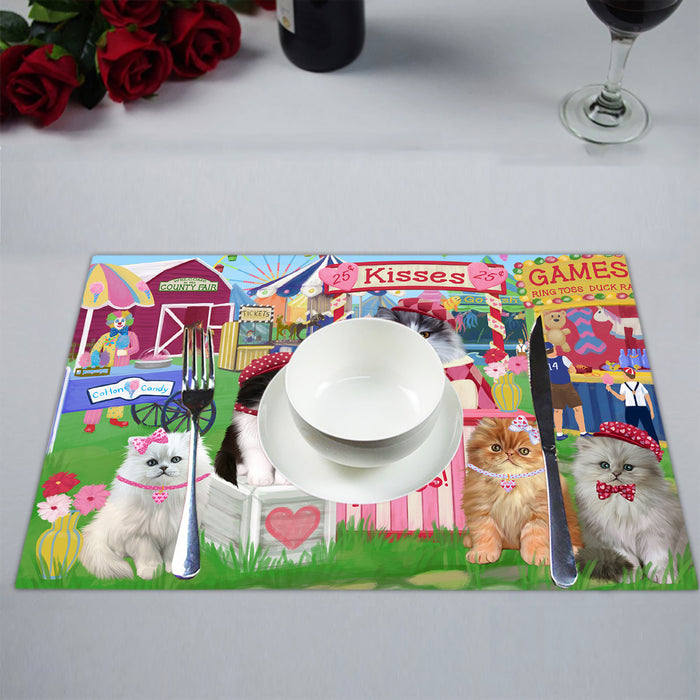 Carnival Kissing Booth Persian Cats Placemat