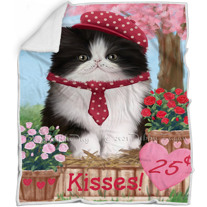 Rosie 25 Cent Kisses Persian Cat Blanket BLNKT123276