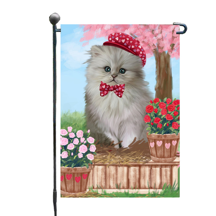Personalized Rosie 25 Cent Kisses Persian Cat Custom Garden Flag GFLG64758