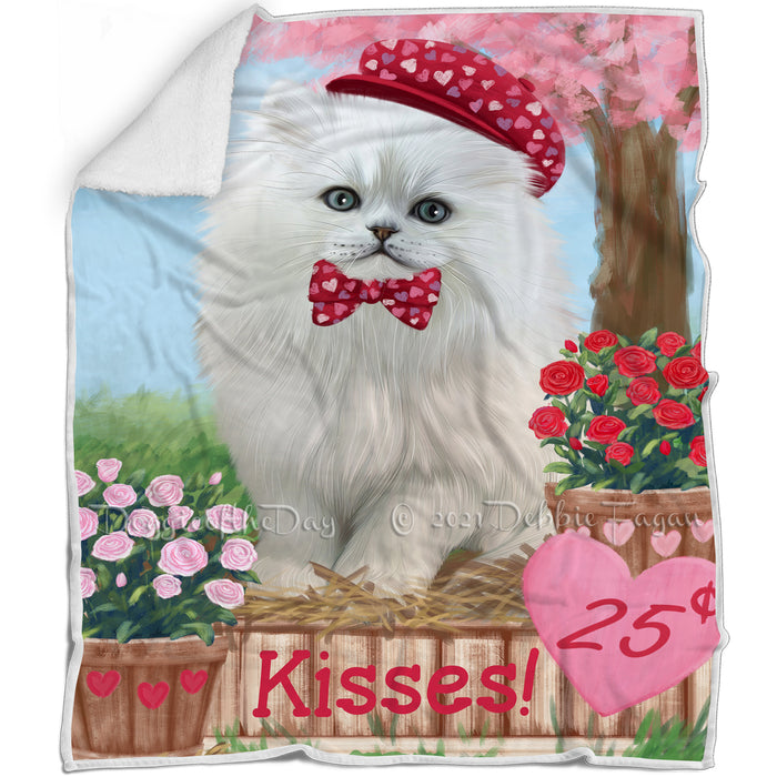 Rosie 25 Cent Kisses Persian Cat Blanket BLNKT123294