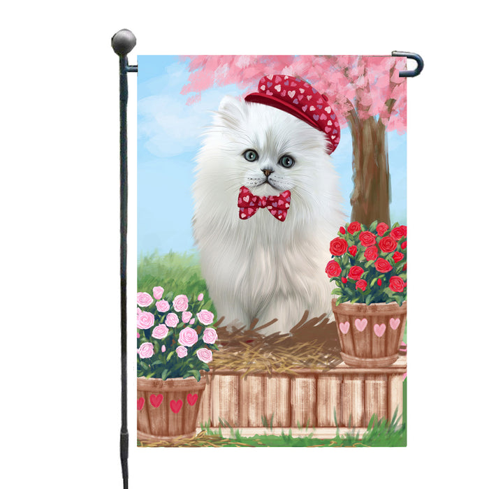 Personalized Rosie 25 Cent Kisses Persian Cat Custom Garden Flag GFLG64759