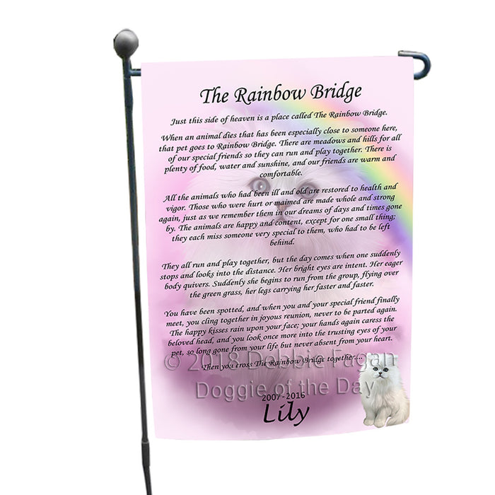 Rainbow Bridge Persian Cat Garden Flag GFLG56059