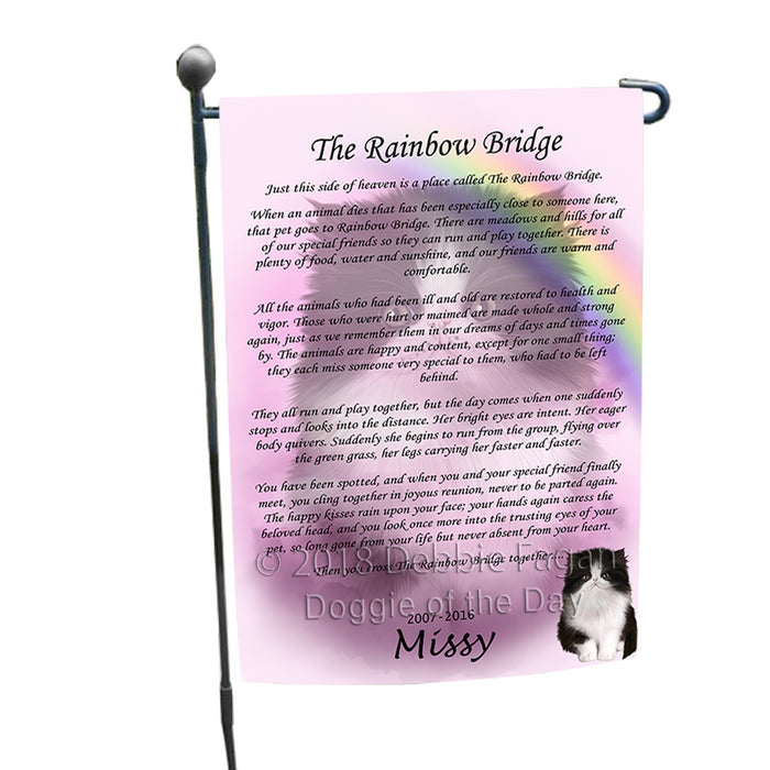 Rainbow Bridge Persian Cat Garden Flag GFLG56057