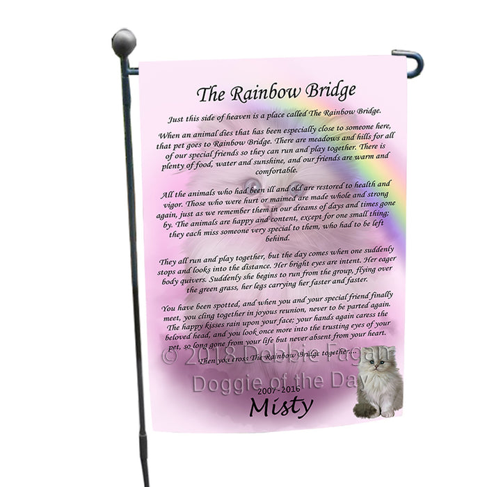 Rainbow Bridge Persian Cat Garden Flag GFLG56058