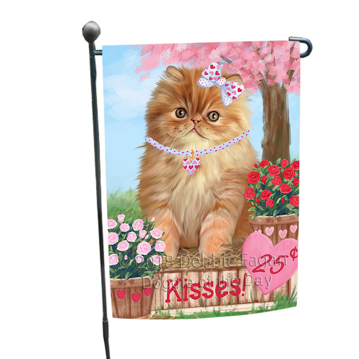 Rosie 25 Cent Kisses Persian Cat Garden Flag GFLG56531