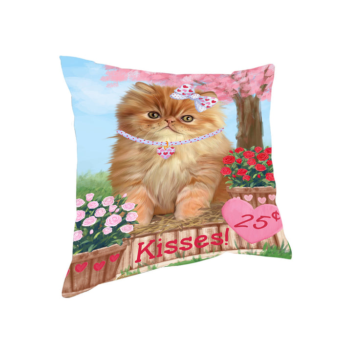 Rosie 25 Cent Kisses Persian Cat Pillow PIL78224
