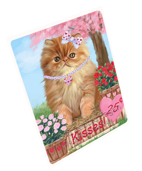 Rosie 25 Cent Kisses Persian Cat Large Refrigerator / Dishwasher Magnet RMAG98166