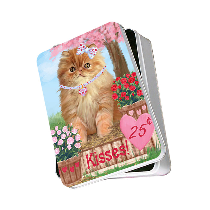 Rosie 25 Cent Kisses Persian Cat Photo Storage Tin PITN55926