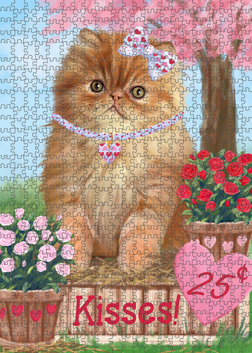Rosie 25 Cent Kisses Persian Cat Puzzle with Photo Tin PUZL92136