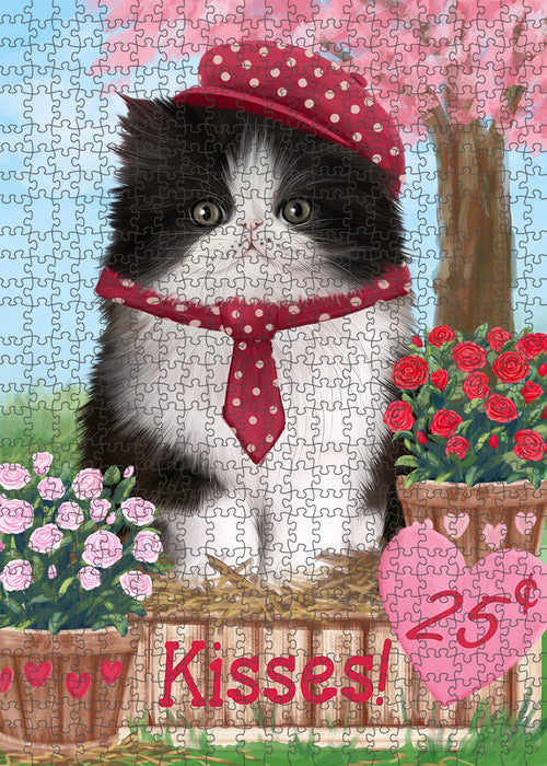 Rosie 25 Cent Kisses Persian Cat Puzzle with Photo Tin PUZL92140