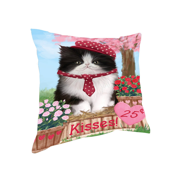 Rosie 25 Cent Kisses Persian Cat Pillow PIL78228