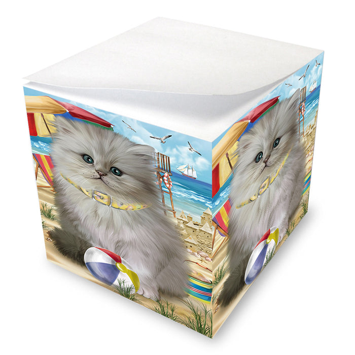 Pet Friendly Beach Persian Cat Note Cube NOC55820