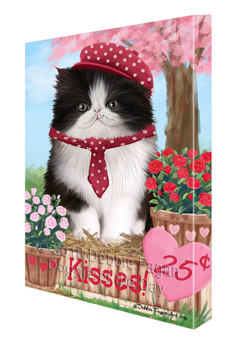 Rosie 25 Cent Kisses Persian Cat Canvas Print Wall Art Décor CVS126080