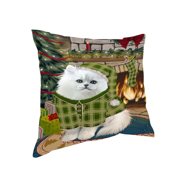 The Stocking was Hung Persian Cat Pillow PIL71152