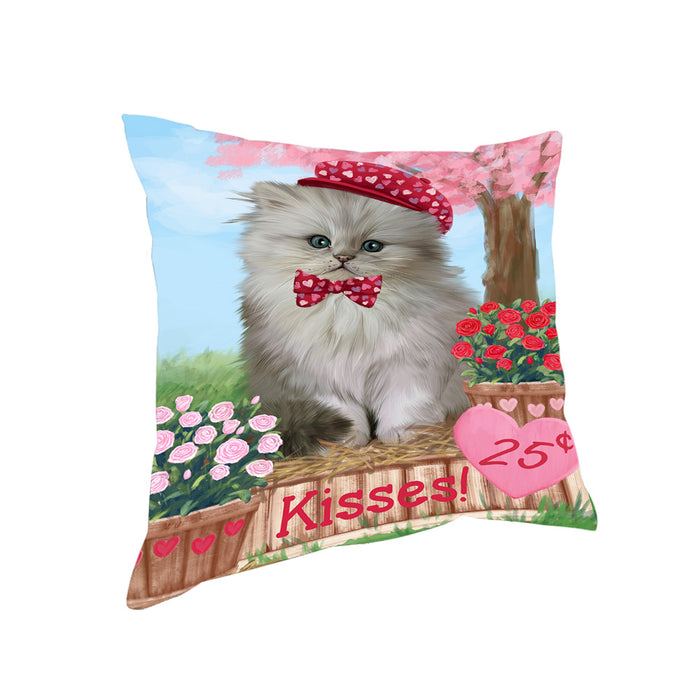Rosie 25 Cent Kisses Persian Cat Pillow PIL78232