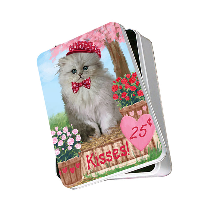 Rosie 25 Cent Kisses Persian Cat Photo Storage Tin PITN55928