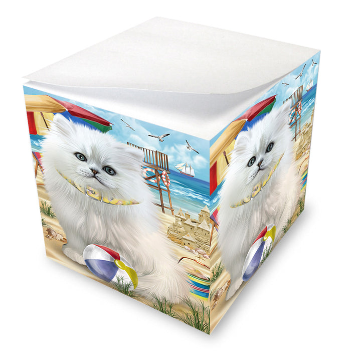 Pet Friendly Beach Persian Cat Note Cube NOC55821